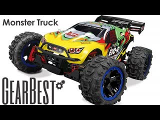 МОНСТР ТРАК Машинка REMO HOBBY EVO-R от GearBest Мультики про машинки Обзор и Распаковка Игрушек